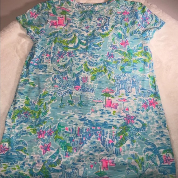 Lilly Pulitzer NWT Etta V-Neck Top What A Lovely Place $48 Size XXS - Picture 7 of 8